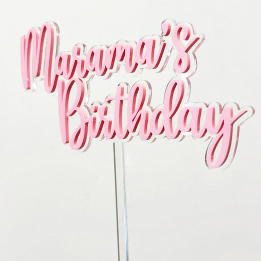 Make Your Own Personalised Cake Topper