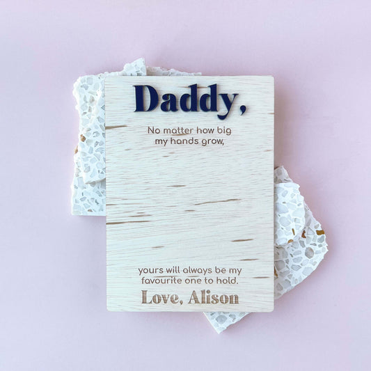 DIY Father's Day Plaque