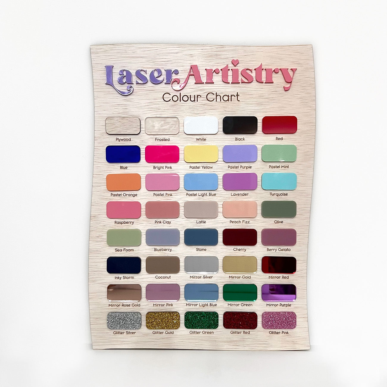 Layered Acrylic Name Sign