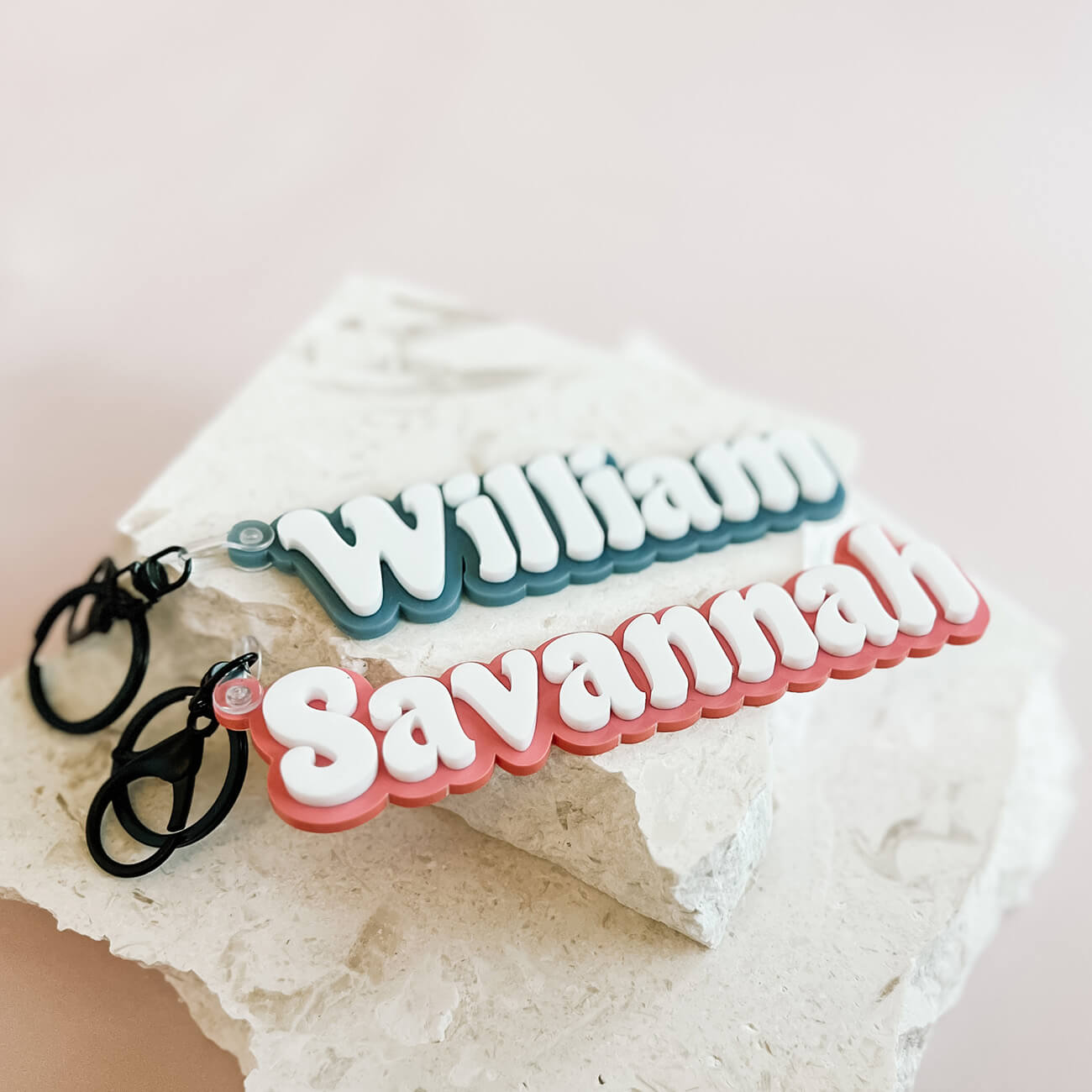 3D Acrylic Name Bag Tag / Keyring