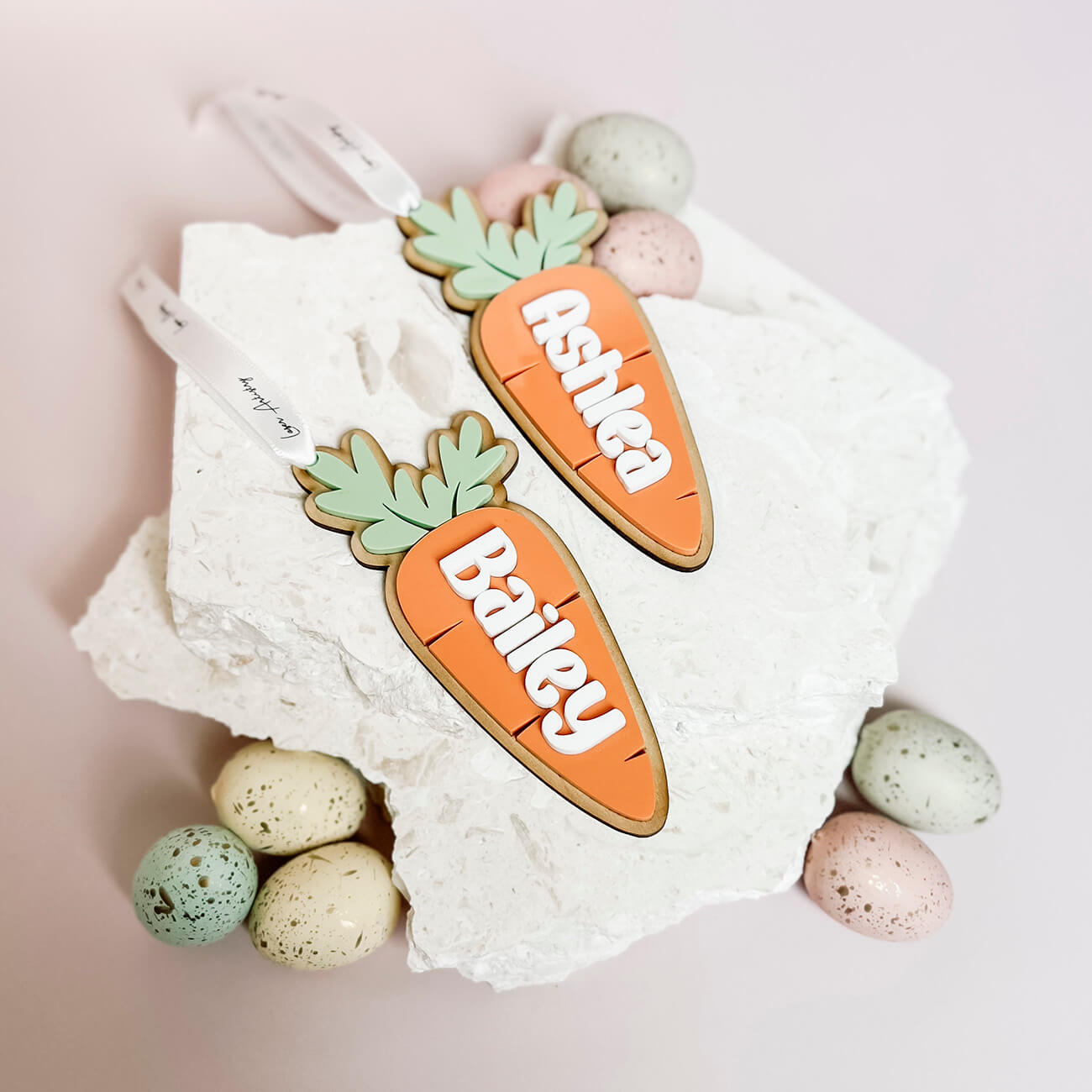 Carrot Shaped Easter Tag