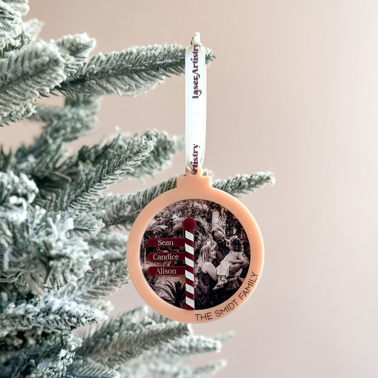 North Pole Photo Bauble