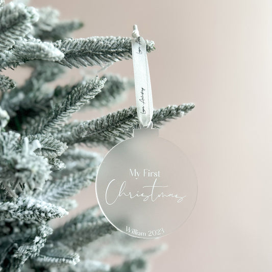 First Christmas Bauble