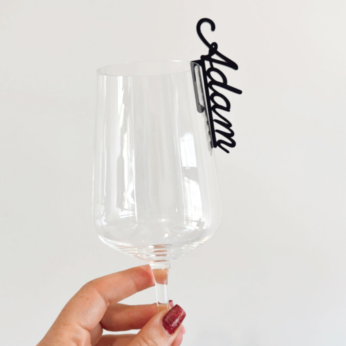 Wine Glass Name Tags