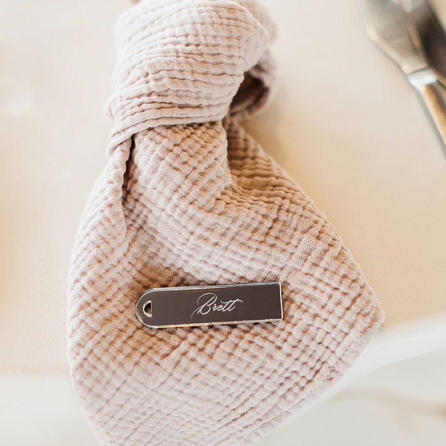 Acrylic Name Place Tags / Cards