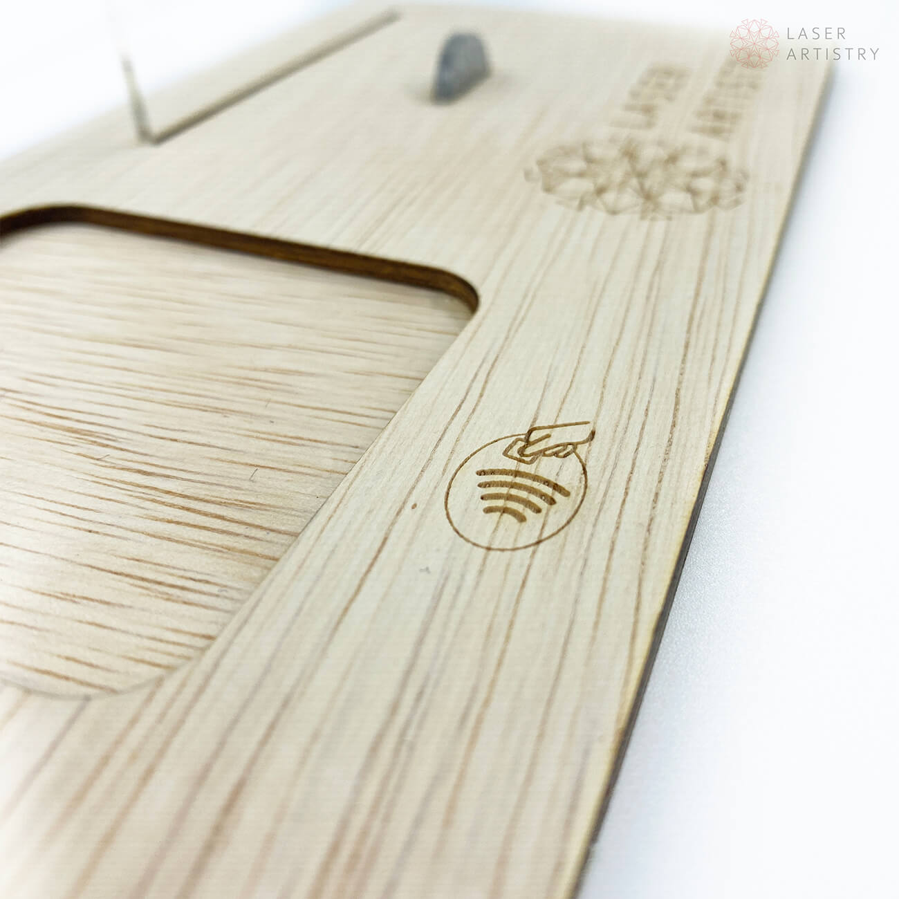 Square Reader Holder with Engraved Logo