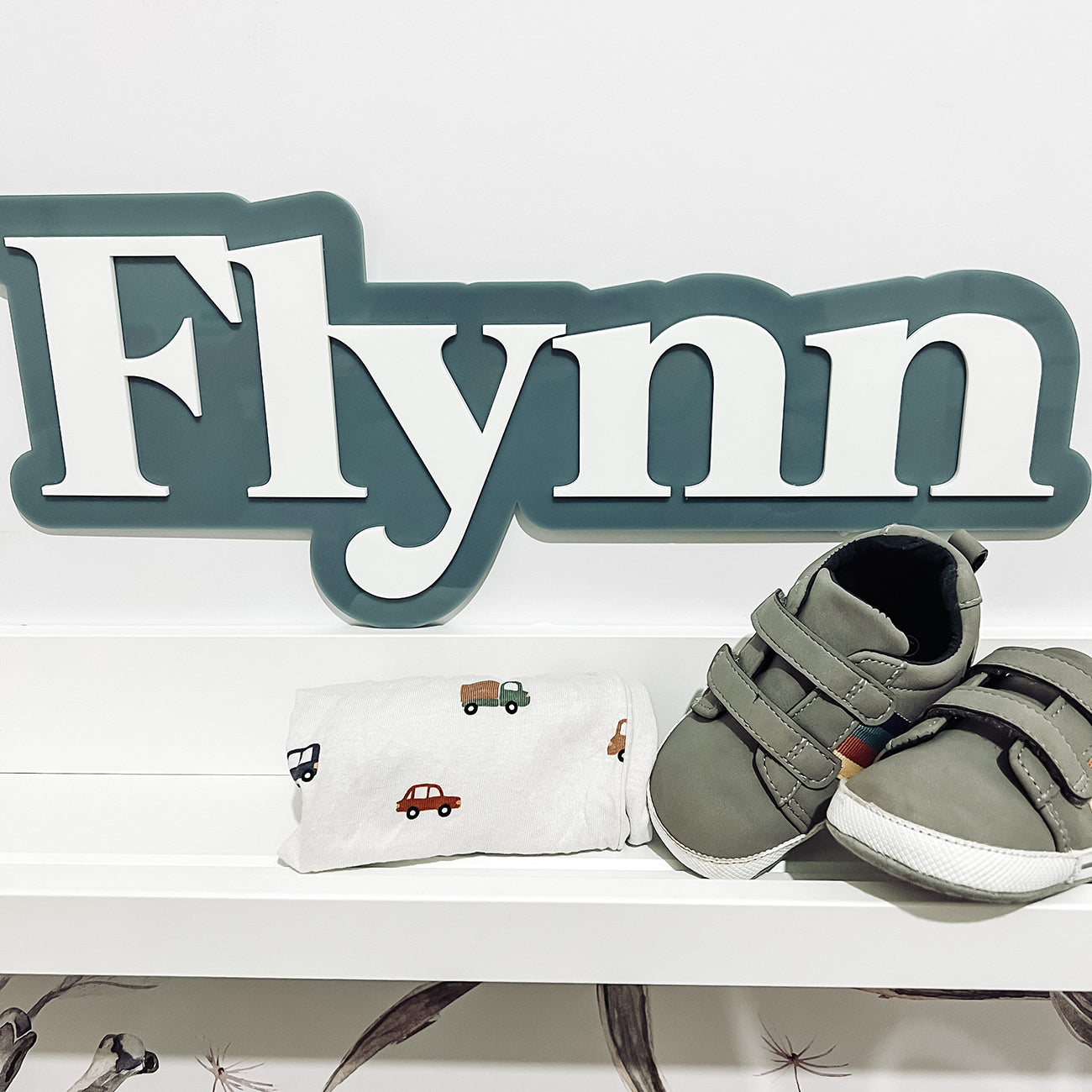 Layered Acrylic Name Sign
