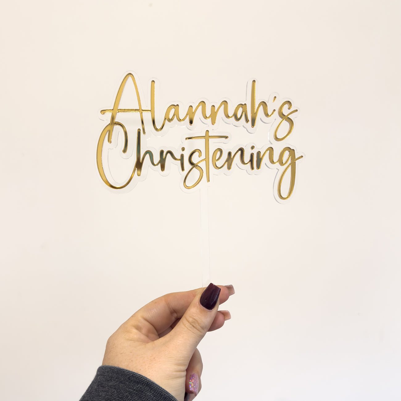 Make Your Own Personalised Cake Topper