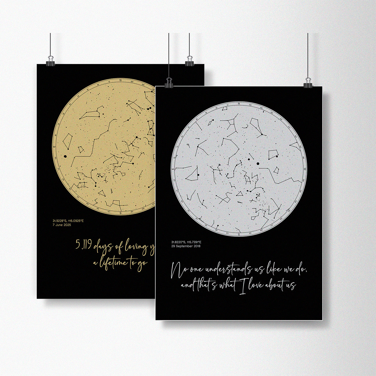 Digital Download  - Personalised Star Map
