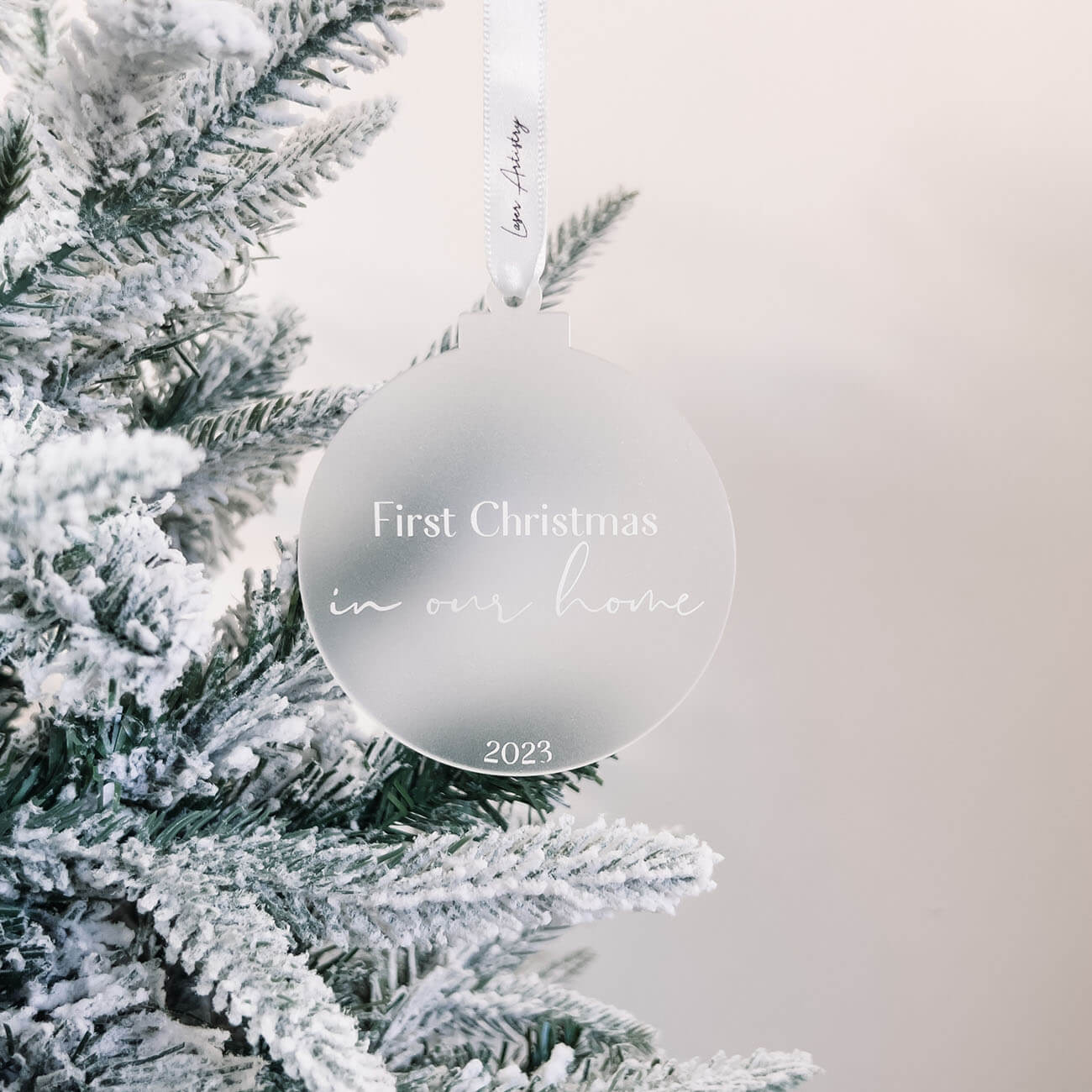 First Christmas Bauble