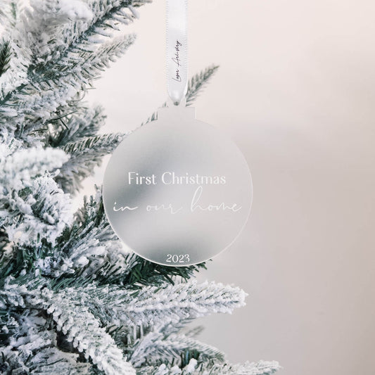 First Christmas Bauble