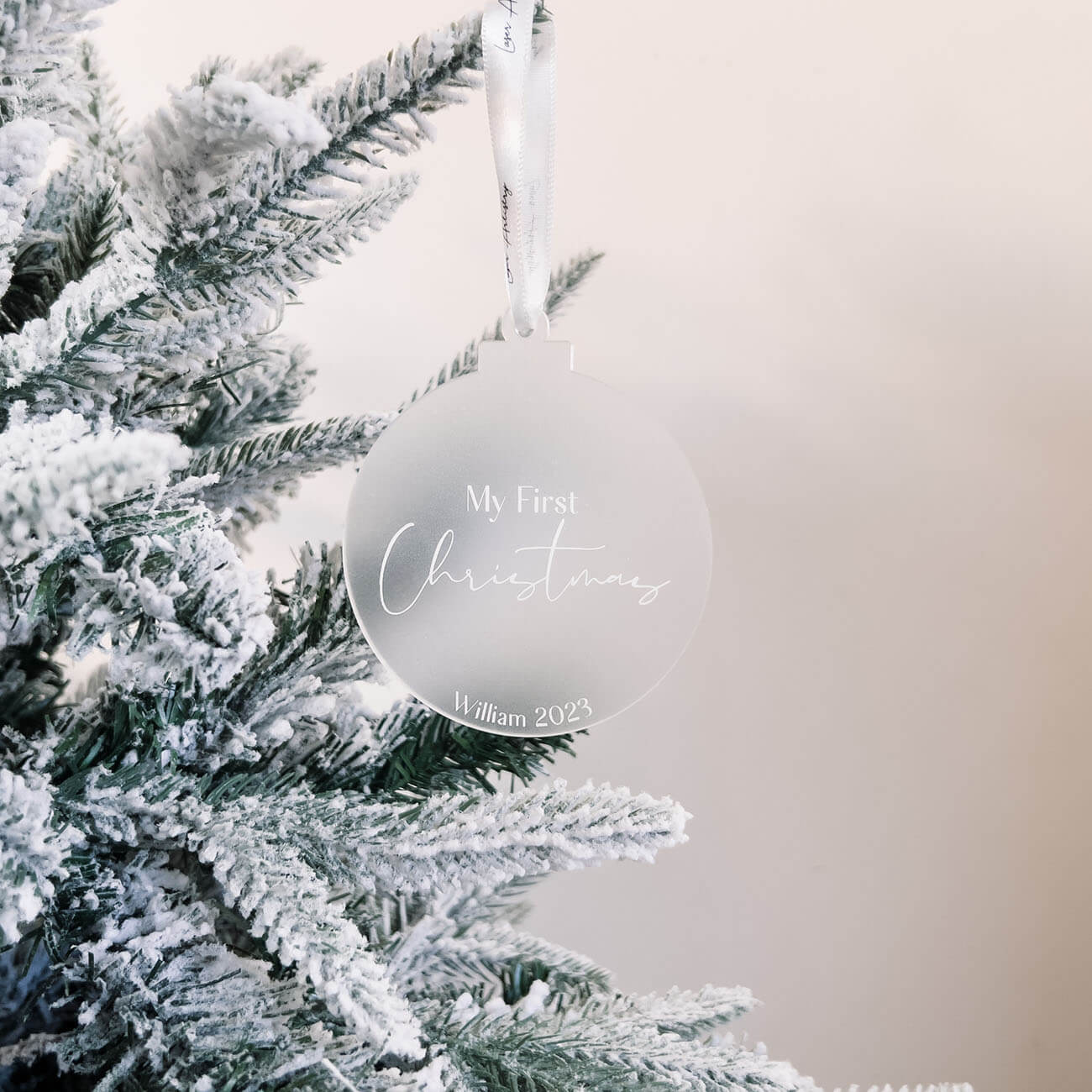 First Christmas Bauble