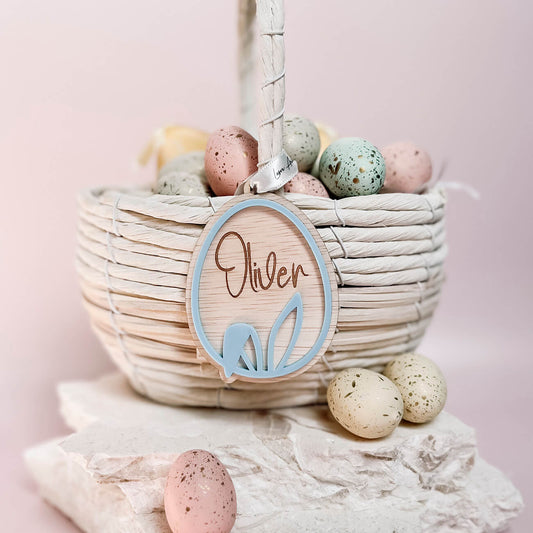 Layered Bunny Ear Easter Tag