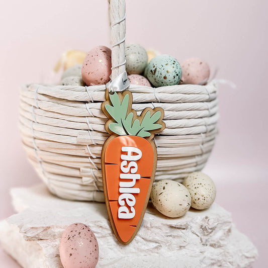 Carrot Shaped Easter Tag