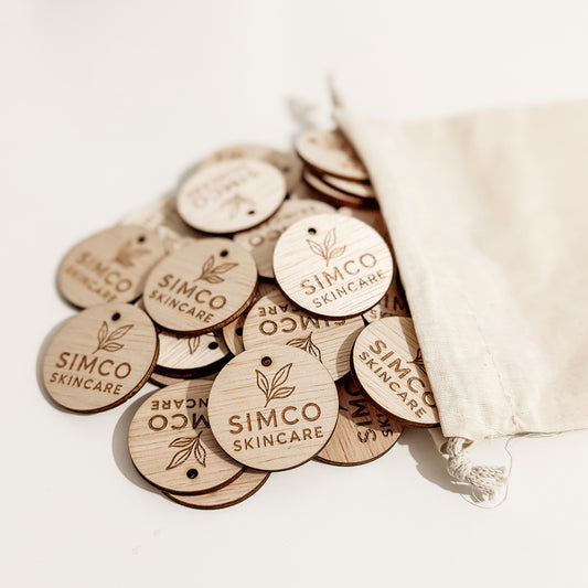 Plywood Logo Tags