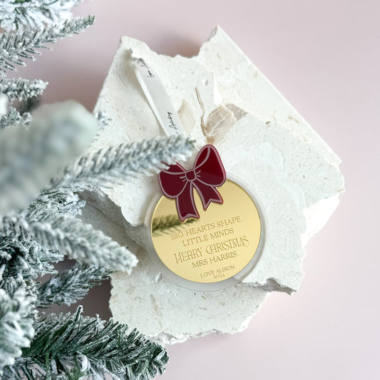 Teacher Thank You Bauble