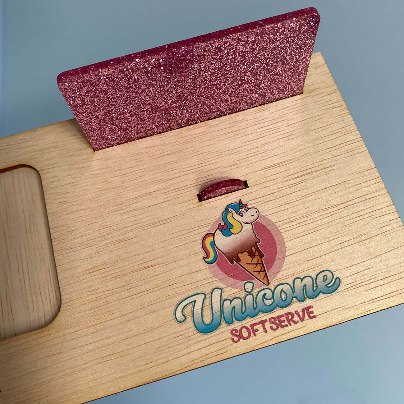 Square Reader Holder with Printed Logo